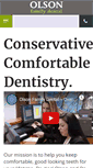 Mobile Screenshot of olsonfamilydental.com